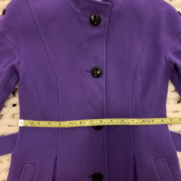 Quarter Sleeve Stylish Wool Coat - Picture 13 of 13